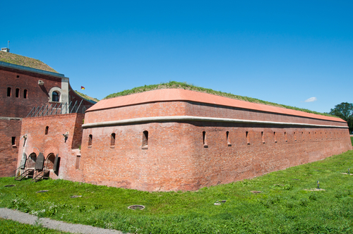 Old military system of fortification in Zamosc city